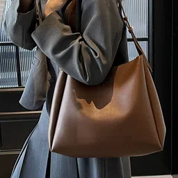 LULU & SKY Women Solid Structured Shoulder Bag with Pouch image 3