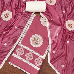 MANVAA Embroidered Unstitched Dress Material-picture-22