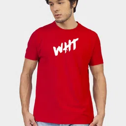 Greylongg Men Typography Printed Round Neck Cotton T-shirt-image-56