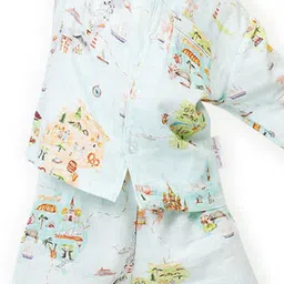 Snuggly Spaces Unisex Kids Printed Night suit image 5