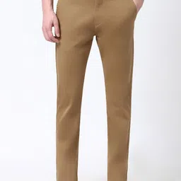 Peter England Casuals Men Cotton Slim Fit Trousers-picture-29