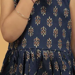 SPARSA Floral Print Fit & Flare Dress image 3