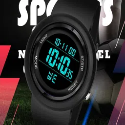 Hala Men Aluminium Dial & Straps Digital Watch LED-BEN-BLACK-SQUARE-picture-28