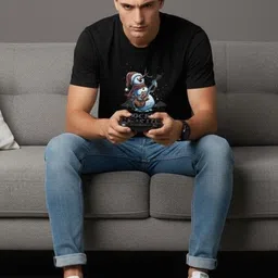 OUTLAWS Men Printed T-shirt image 4