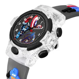 PAPIO Unisex Kids Printed Dial & Straps Analogue Watch KD-133 BLACK CAPTAIN image 4