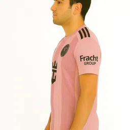 dostitch Men Lionel Messi Striped Dri-FIT Pockets T-shirt-picture-28