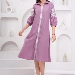 KALINI Fit & Flare Midi Dress image 5