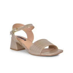 Bata Women Textured Open Toe Backstrap Sandals-picture-40