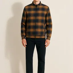 ROLLISTEAR Men Checked Sweatshirt image 3