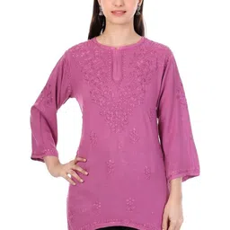 MALABIS Embellished Embroidered Ethnic Top image 2