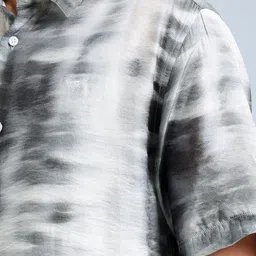 Flying Machine Relaxed Fit Abstract Printed Pure Cotton Shirt image 2