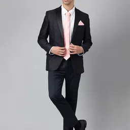 Tossido Men Striped Necktie & Pocket Square Gift Set Comes with a box image 4