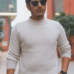 JAVINISHKA Men Printed Woollen Pullover image 5