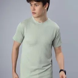 BLUWEEA Structured Round Neck Short Sleeves T-shirt-picture-28