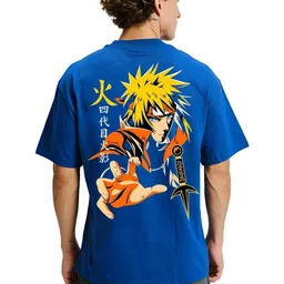 BDSQUARE Men Printed Drop-Shoulder Sleeves T-shirt image 5