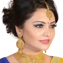 Anouk Gold-Plated Stone Studded Jewellery Set image 1