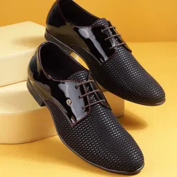 WALKWAY by Metro Men Textured Round Toe Formal Derbys-picture-19