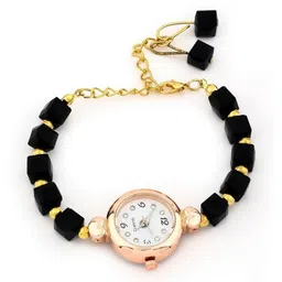 Moover Women Embellished Dial & Ceramic Bracelet Style Straps Analogue Watch BRCLTWTC-BLK-J1 image 2