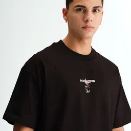 Bonkers Corner Men V-Neck Pockets T-shirt image 2