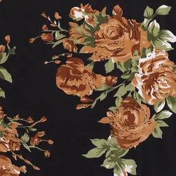 Moda Rapido Floral Beads and Stones Poly Georgette Saree image 4