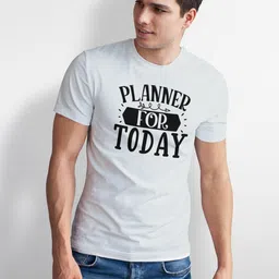 Seekbuylove Men Typography Printed Bio Finish T-shirt image 5