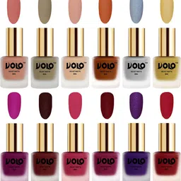 VOLO Set Of 12 Velvet Matte Nail Polish - 8 ml Each image 1