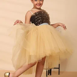 Toy Balloon kids Girls Embellished Net Fit & Flare Dress image 5