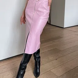 lulu & sky LULU & SKYMidi Length Skirt image 5