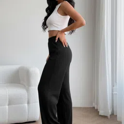 Moda Rapido Women Comfort High-Rise Trousers image 4