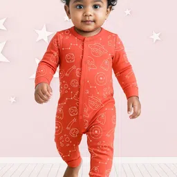 Nuego Infants Boys Graphic Print Pure Cotton Rompers-picture-40