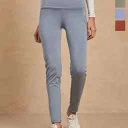 COLOR CAPITAL Women Pack of 4 Antimicrobial Ankle Length Tights-picture-18