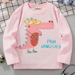 INCLUD Girls Graphic Printed Round Neck T-shirt-picture-34