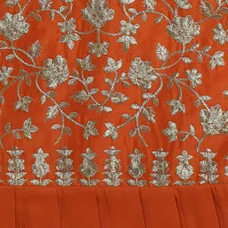 The Magic Wand Girls Embroidered Thread Work Ready to Wear Lehenga & image 5