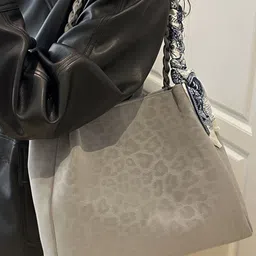 StyleCast x Revolte Oversized Shopper Tote Bag with Quilted image 3