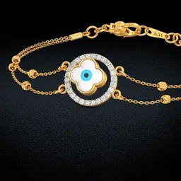 Joyalukkas Women 22Kt Evil Eye Gold Bracelet-picture-20
