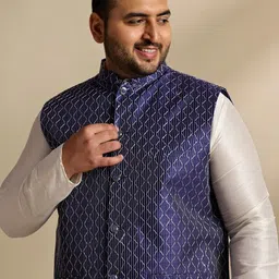 SOJANYA PLUS Embroidered Nehru Jacket-picture-24