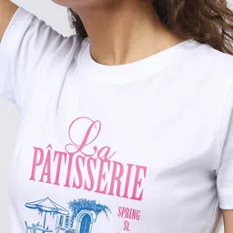 NOBERO Typography Printed Short Sleeves Pure Cotton T-shirt image 5