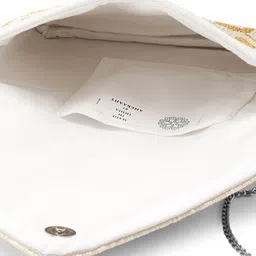 Anekaant Floral Embellished Structured Sling Bag image 3