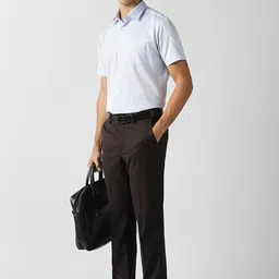 Van Heusen Men Regular Fit Formal Trousers image 3