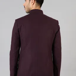 Wintage Wool Bandhgala Embroidery Single Breasted Blazer image 3