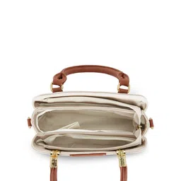 Lavie Colourblocked Structured Satchel image 3