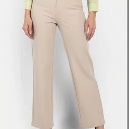 BROADSTAR Women Smart Straight Fit High-Rise Easy Wash Trousers-picture-41