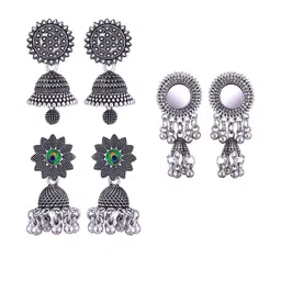 Sangria Silver-Plated Alloy Earrings-picture-21
