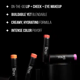 STAZE 9to9 Cheek Me Out Blendable Multipurpose Makeup Stick 6g - Bite image 2