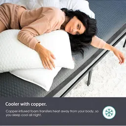 Torque Grey Quilted Orthopedic Durasleep 3-Layer Rebonded Single Foam Mattress image 3