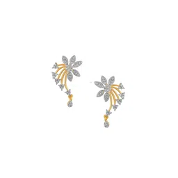 Navya Collection Artificial Stones Studded & Beaded Mangalsutra With Earrings image 2
