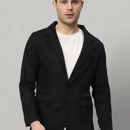 NATURE CRAFT Cotton Single-Breasted Blazer-image-14