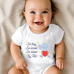 Lillypupp Unisex Kids Printed Pure Cotton Bodysuit image 3