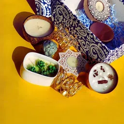 TheYUGO Blue & White 1 pieces Tea Light Candle-picture-10