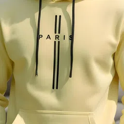 SHAUN Men Printed Hooded Sweatshirt image 2